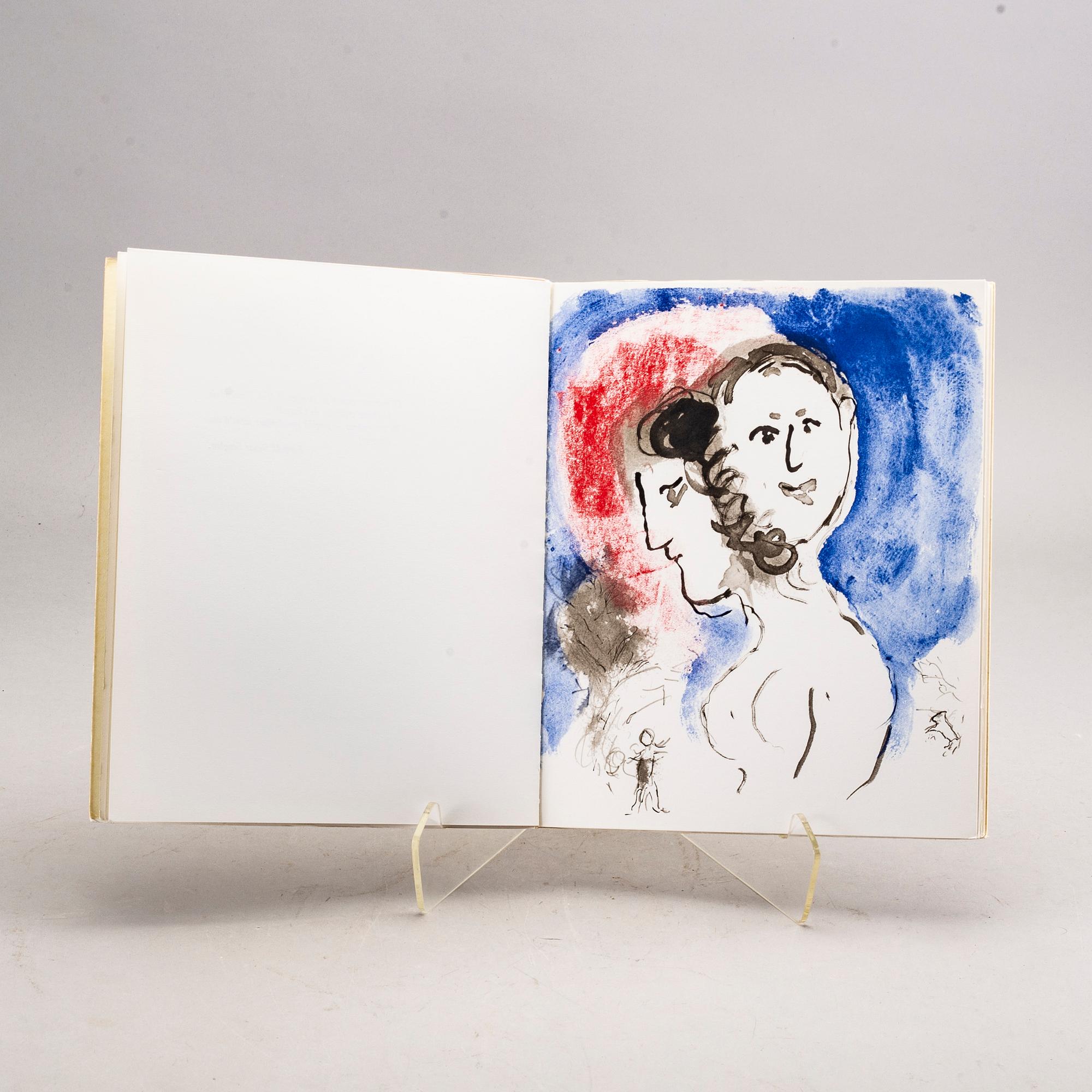 Marc Chagall bok "Lettres d'hivernage" numrerad upplaga 782/2000.