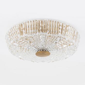 Carl Fagerlund, a ceiling light, Orrefors 1960's/70's.