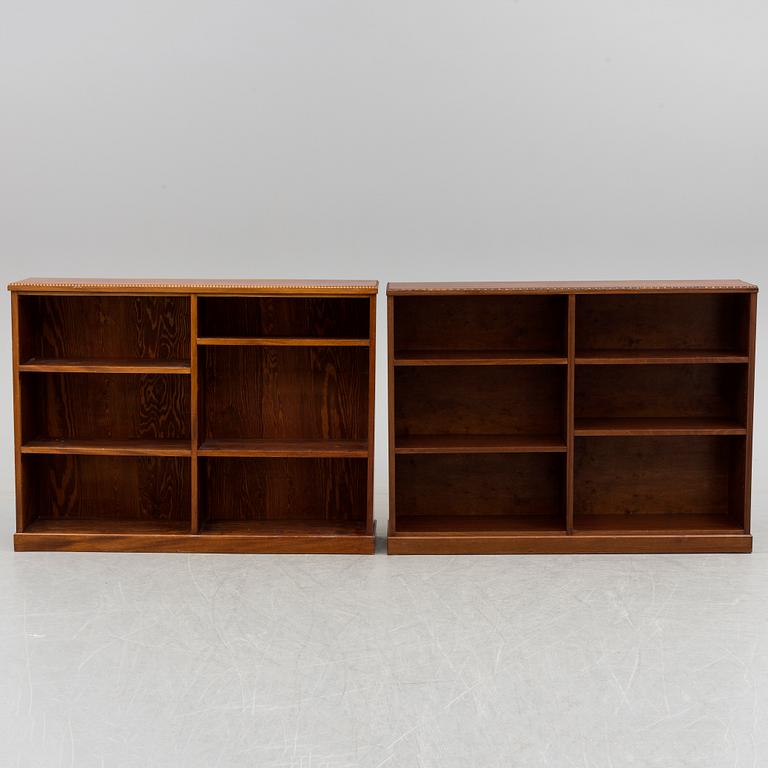 Two 20th century bookshelves.