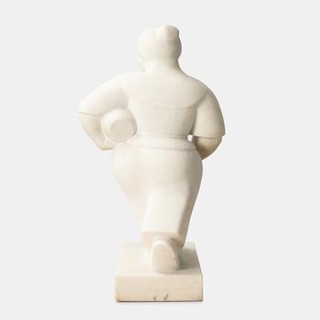 Adam Fischer, sculpture. Signed, marble.