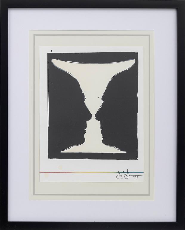 Jasper Johns, ”Cup two Picasso” -73.