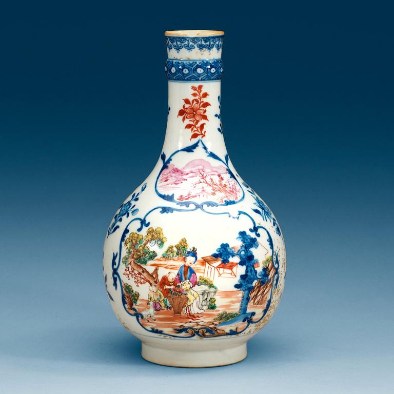 A famille rose vase, Qing dynasty, Qianlong (1736-95).