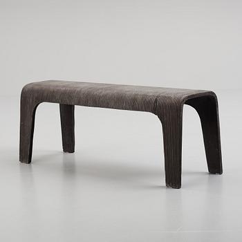 Stina Lindholm, 'Nona', concrete bench, Skulpturfabriken.