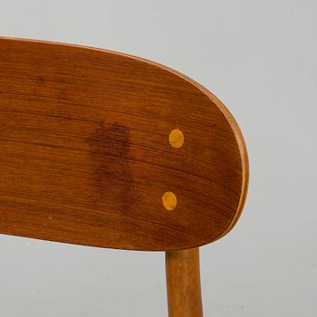 SVEN-ERIK FRYKLUND, stolar, 4 st, "Eva", Hagafors Stolfabrik AB, Nässjö, omkring ca 1960.