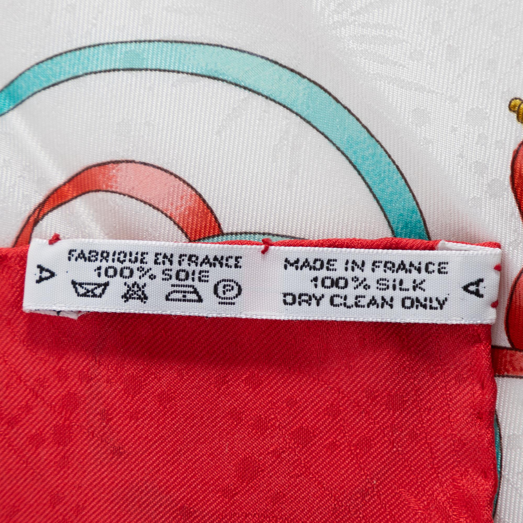 Hermès, scarf, "Luna Park".