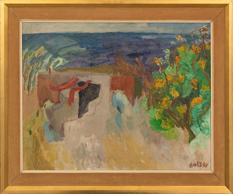 Felix Hatz, oil on canvas, signed and dated -41.
