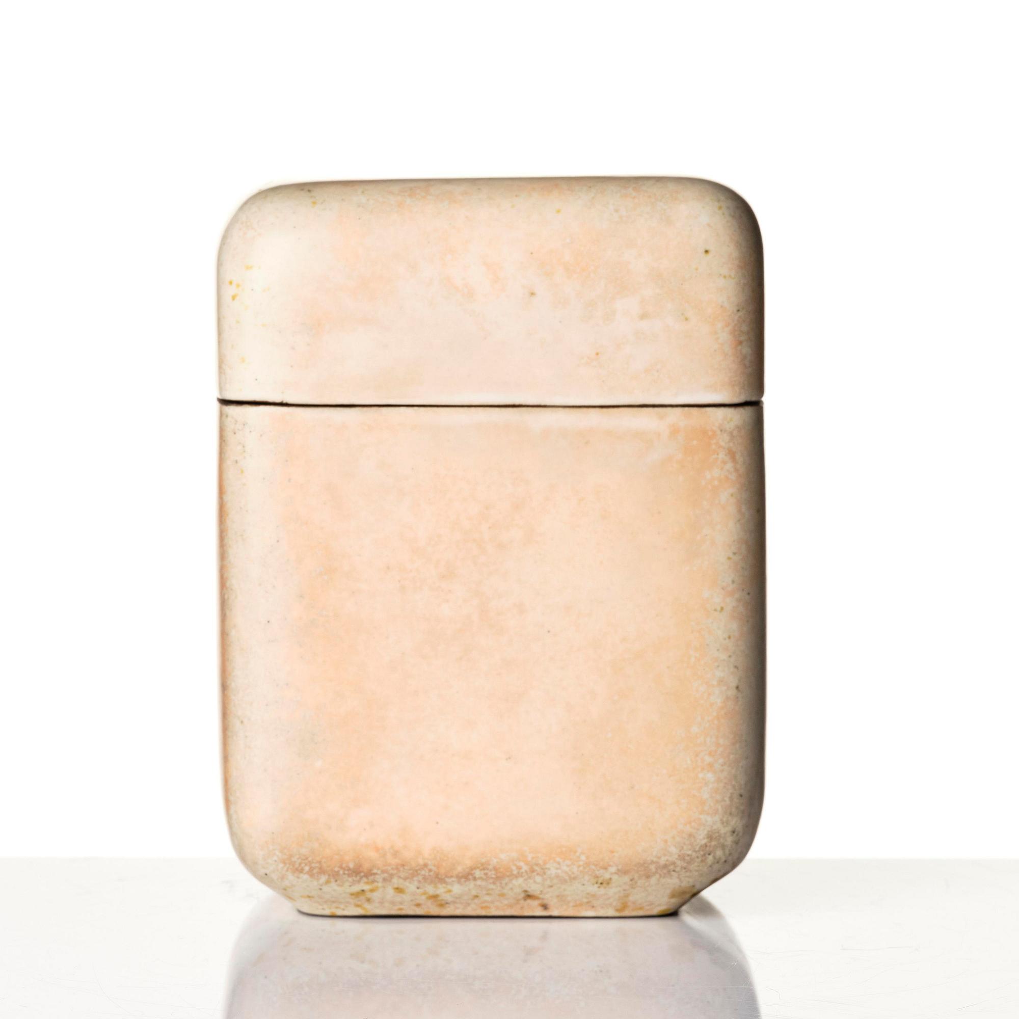 Hans Hedberg, a faience lidded jar, Biot, France.