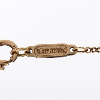 Tiffany & Co, halsband med hänge, "Leaf", 18K guld.