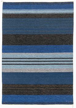 Inga-Mi Varneus Rydgren, a carpet, flat weave, c 216 x 149 cm, signed JLH IMV.