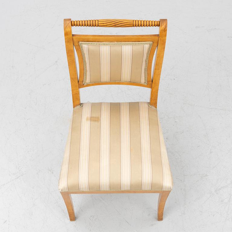 Four Empire style chairs, early 20th Century.