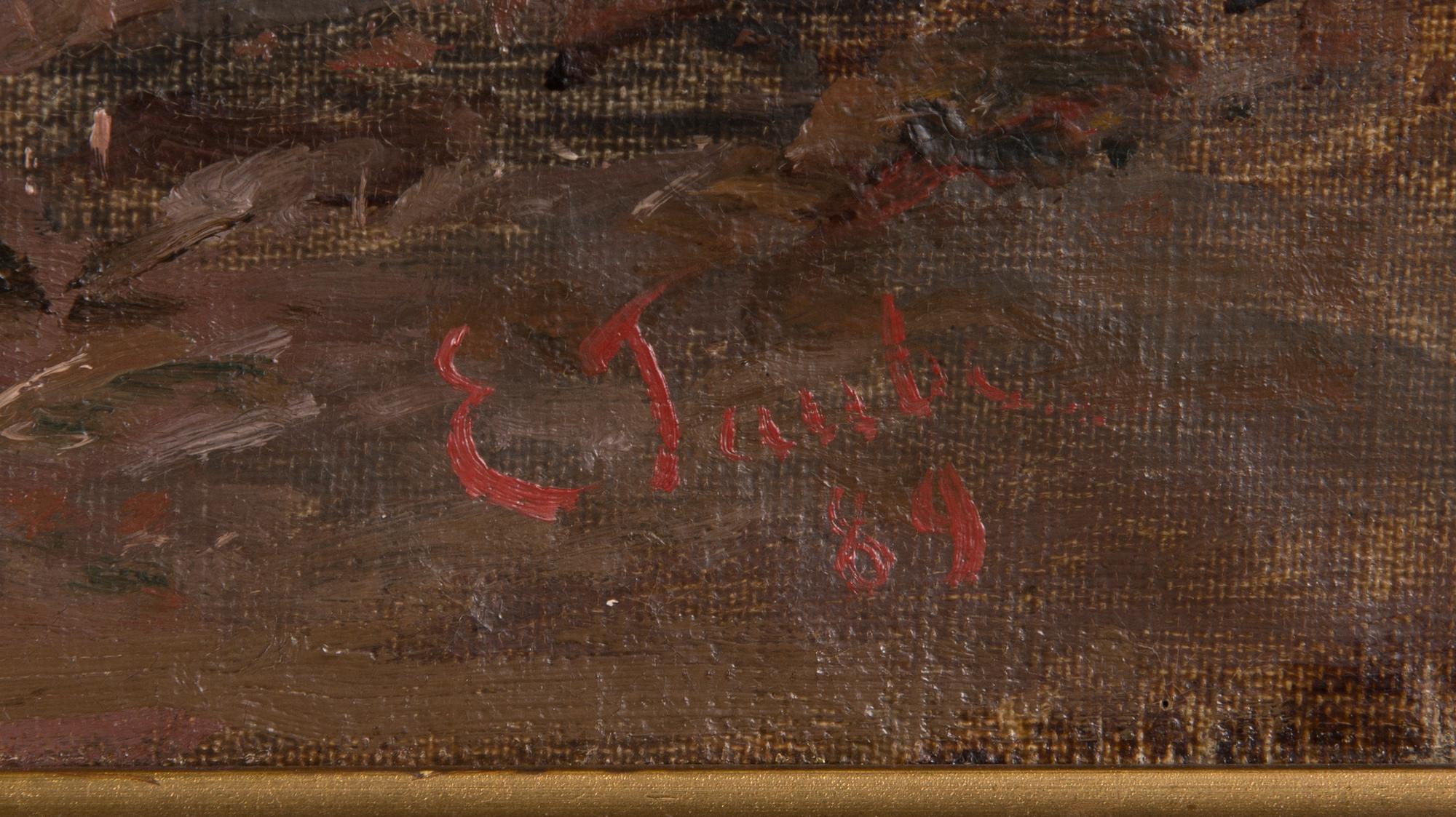 Eugen Taube, Laiva auringonlaskussa.