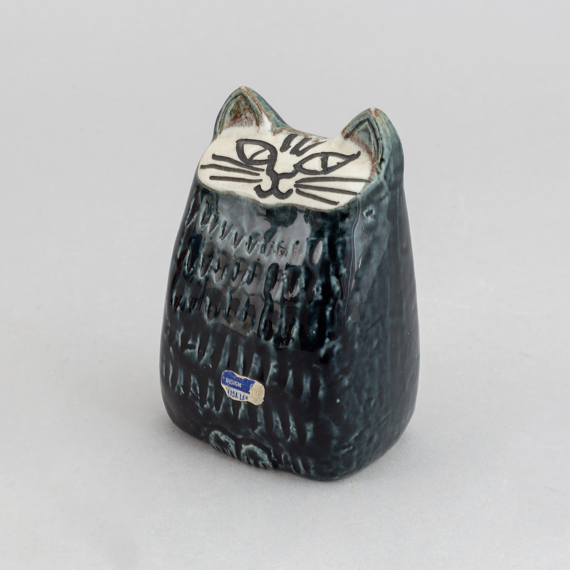 Lisa Larson, three stoneware figurines for Gustavsberg.