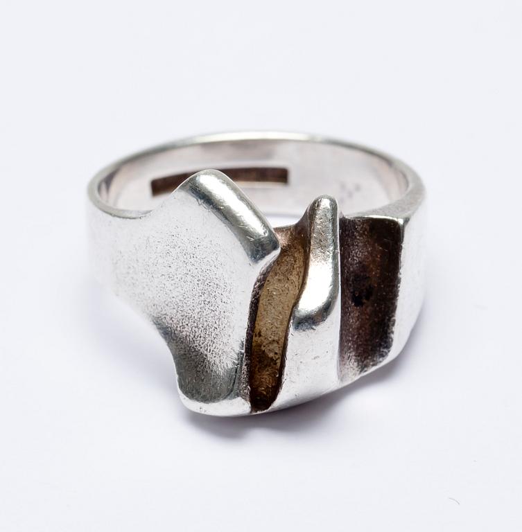 RING, sterlingsilver, Björn Weckström, Lapponia. Vikt ca 10 g.
