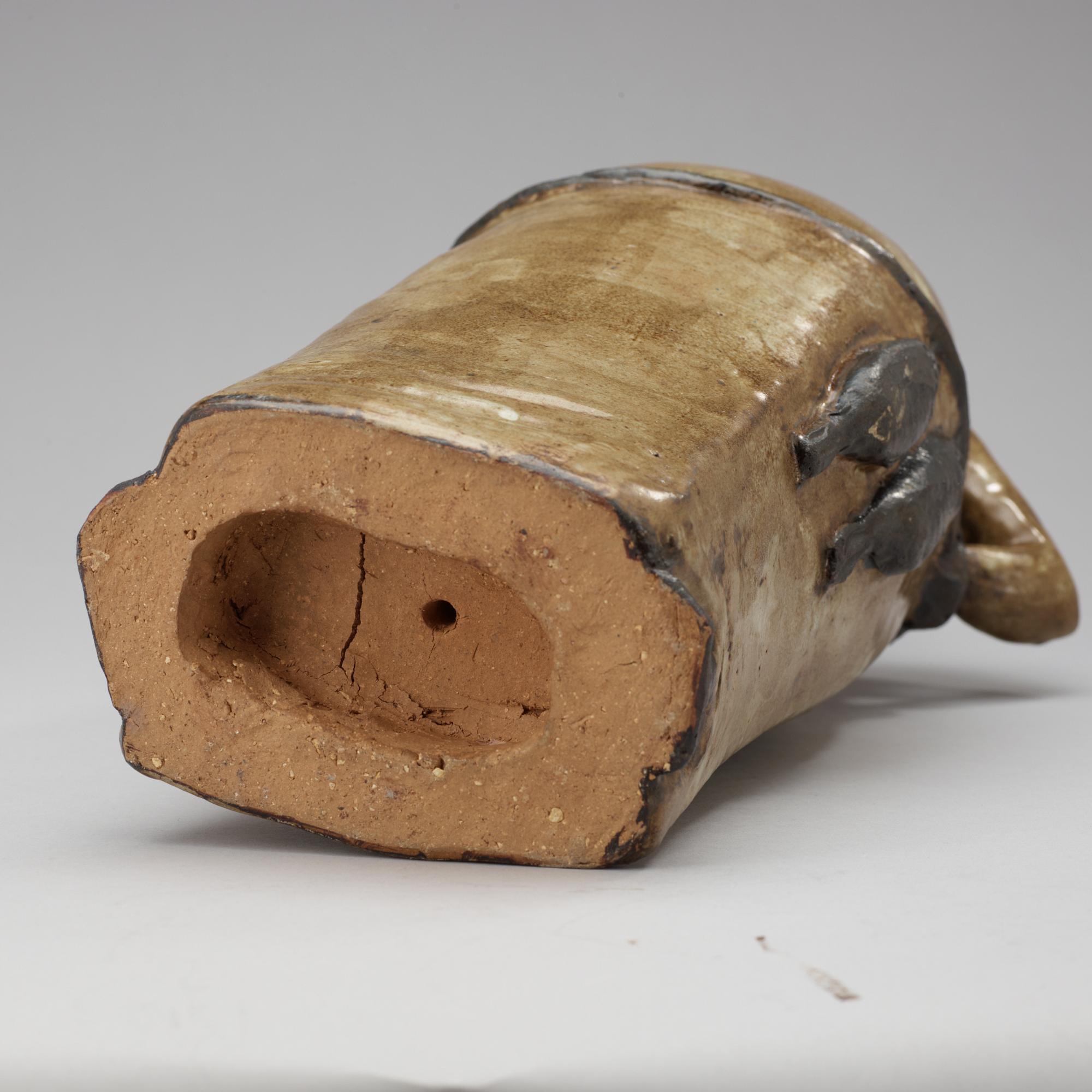 An Åke Holm stoneware sculpture, Höganäs 1950's.