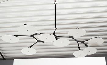 Lindsey Adelman, a bronze ceiling lamp, "Branching Disc, BD.09.01", Studio Lindsey Adelman, Los Angeles, USA, 2006.