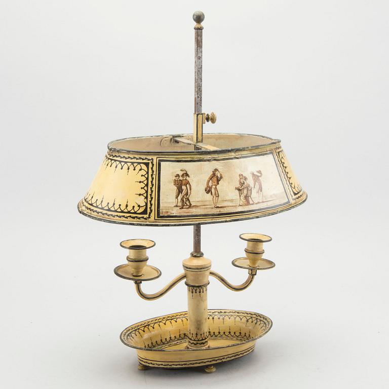 BOUILOTTE-LAMPA empire-stil sent 1800-tal.