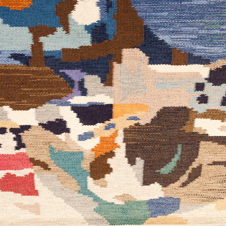 INGEMAR CALLENBERG, tapestry, flat weave, signerad I. Callenberg. Around 121 x 138 cm.