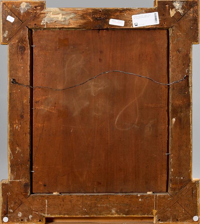 MICHAEL DAHL, hans art, olja på pannå, 1800-tal.