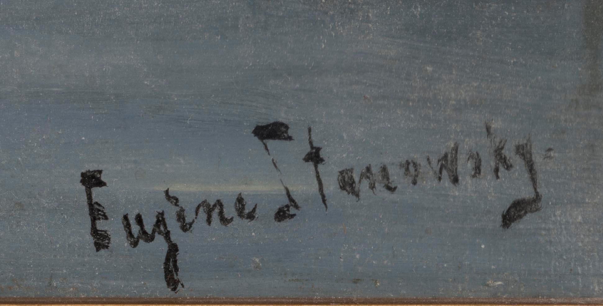 EUGEN STANOWSKY (FINLAND), Olja duk, sign.