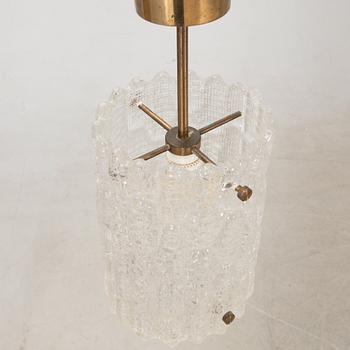 Carl Fagerlund, ceiling lamps a pair Orrefors later part of the 20th century.