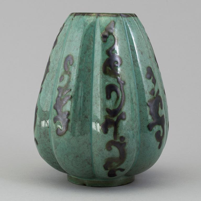 A 1930´s Gabriel Burmeister faience vase.