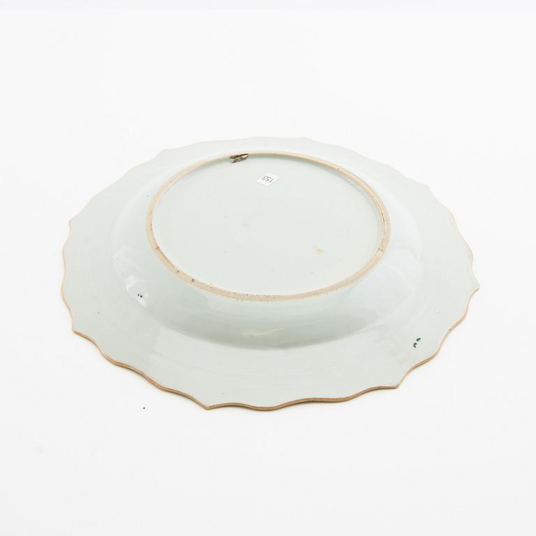 Tallrik, porslin, Kina, Qingdynastin, Yongzheng (1723-35).