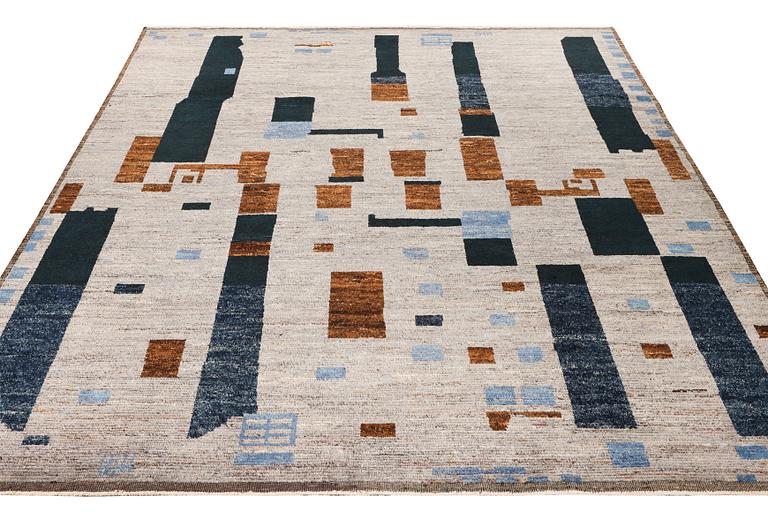 A Morocco carpet, c. 372 x 281 cm.