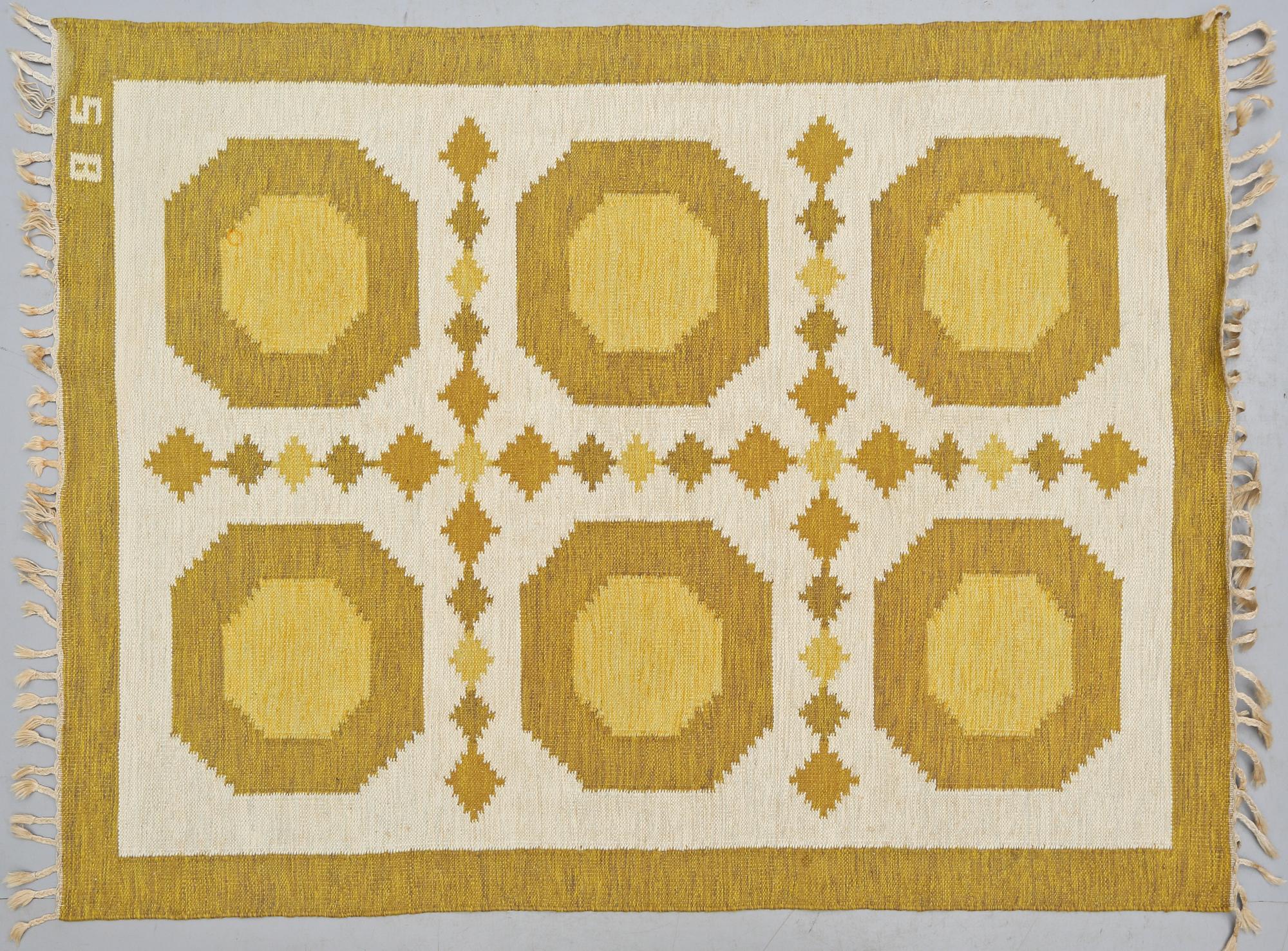 MATTA, rölakan, monogramsignerad SB, 201 x 142 cm, 1900-talets andra hälft.