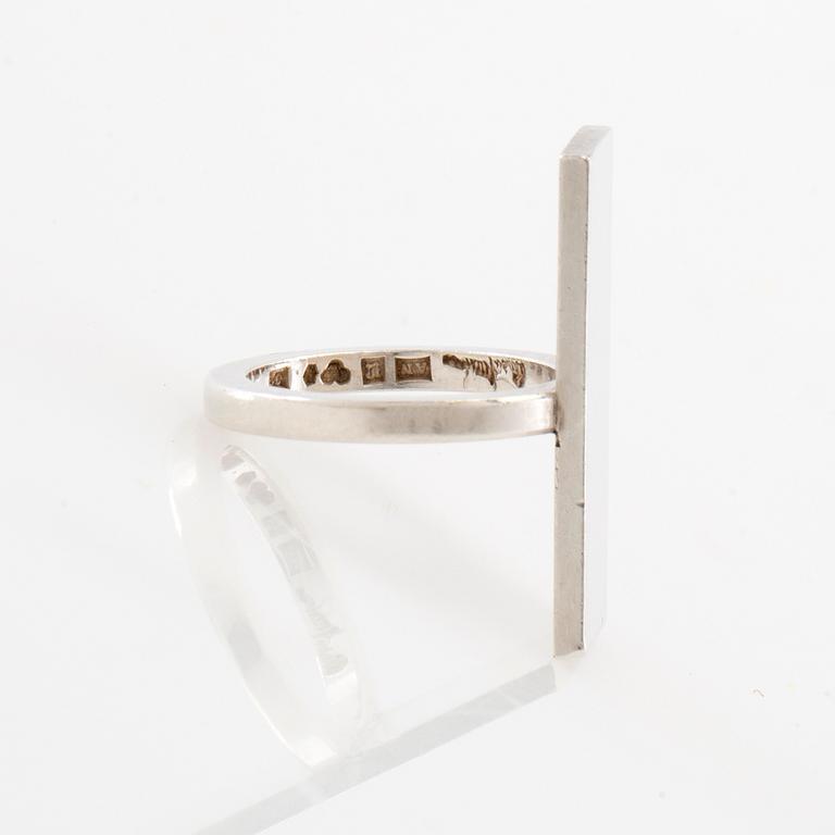 Wiwen Nilsson, Ring sterling silver, Lund 1964.