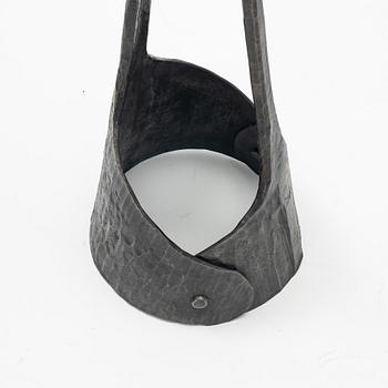 A cast iron pedestal, 20th century.