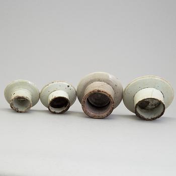 A set of four censers, South-East Asia, circa 1900.