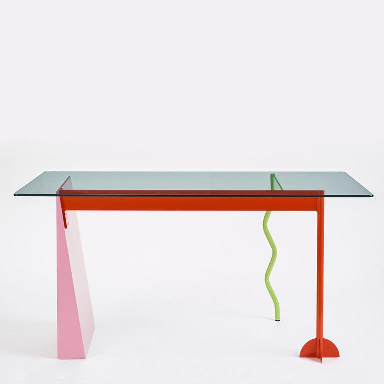 Peter Shire, a "Peninsula" table, Memphis, Italy, post 1982.