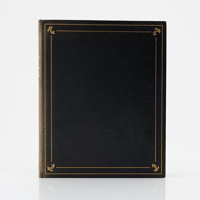 Bok, Sailing directions for Kattegat, 1800, med gravyrer, av Poul Løvenørn.