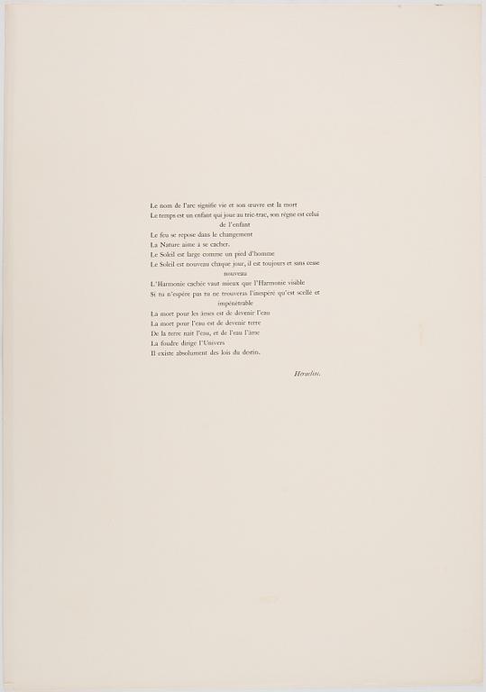 Roberto Matta, mapp med 10 st färgakvatinter, 1975, signerade med blyerts 30/125.