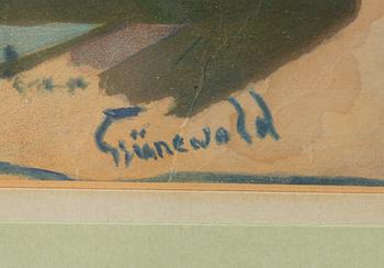 Isaac Grünewald, Flower still life.