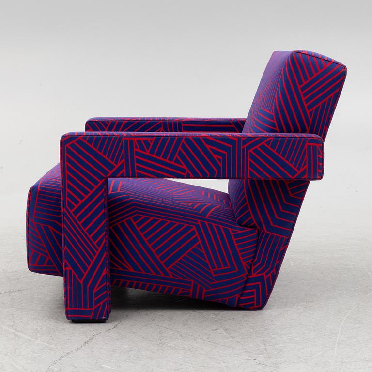 Gerrit Rietveld, a '637 Utrecht Limited Edition' easy chair, Cassina, Italy.