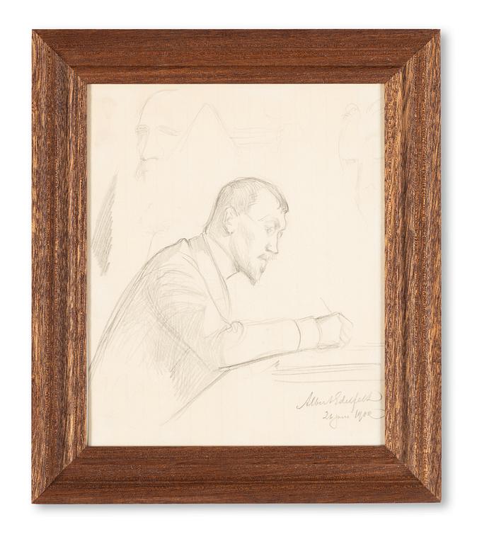 Albert Edelfelt, Portrait of the Swedish architect Isac Gustaf Claeson (1856-1930).