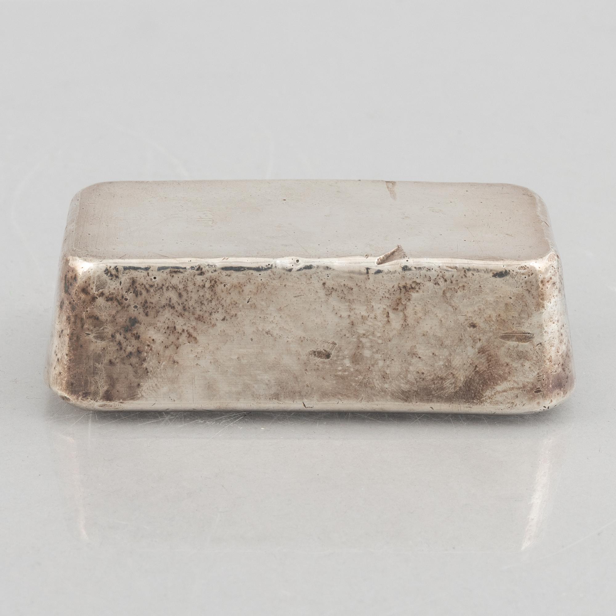 Silvertacka, 1000 gram, Degussa Feinsilber 999.