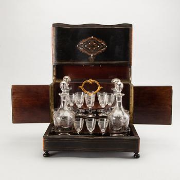 A liqueur cabinet France around 1900.