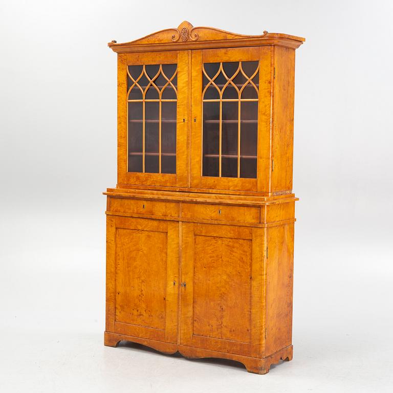 Bookcase, Late Empire style, mid-19th century.