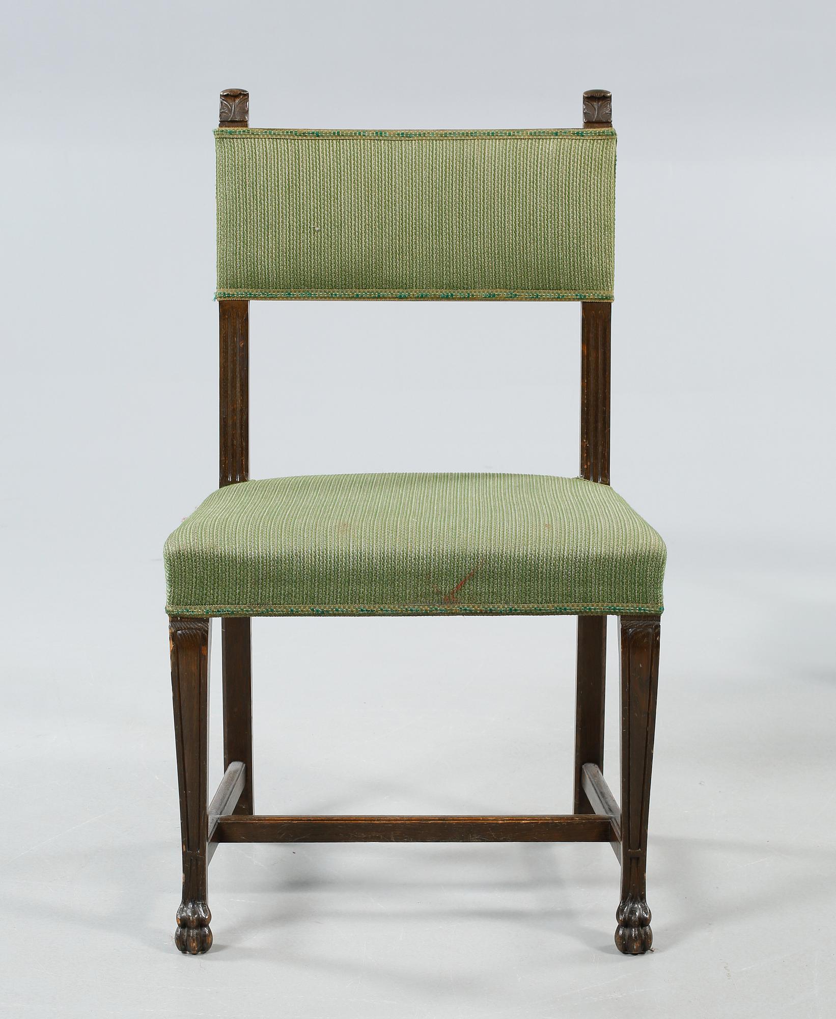 STOLAR, 12 st, barockstil, 1900-talets första hälft.