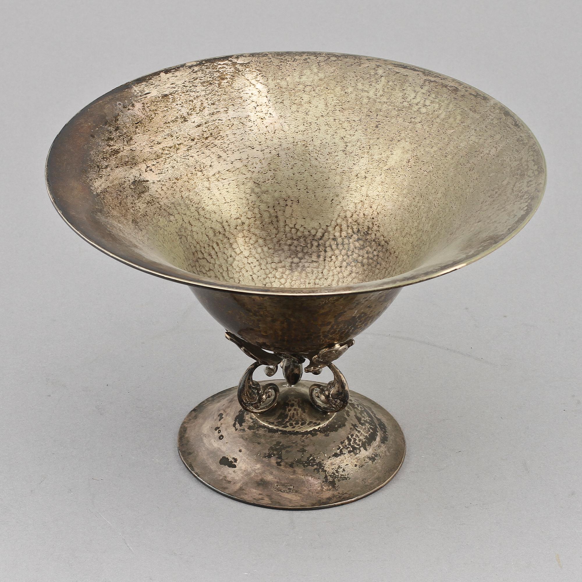 SKÅL, silver, K. Anderson, Stockholm, 1927, vikt 550 g.