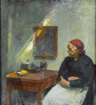 Eva Bagge, oil on canvas, signed and dated 1952.