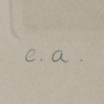 PAUL LEMAGNY, etsning, osign.