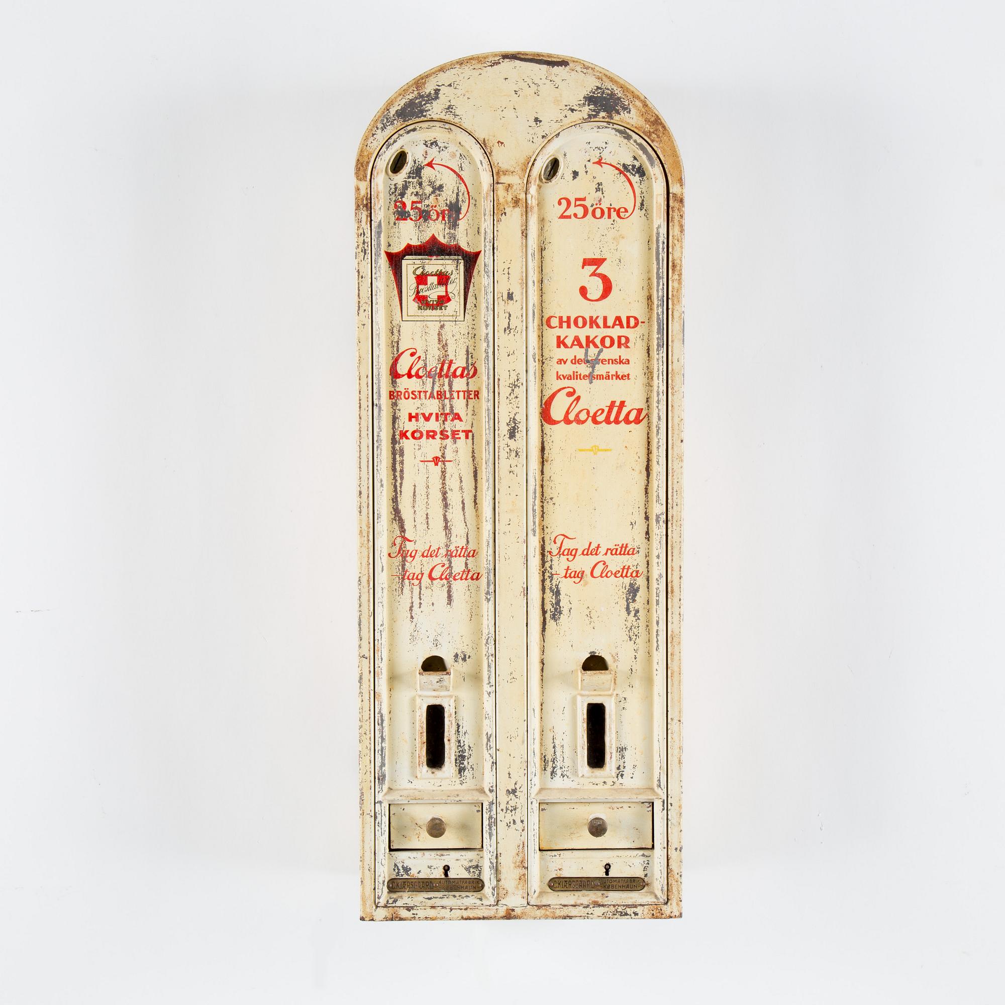 GODISAUTOMAT, 1900-talets första hälft.