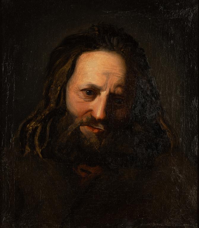 Unknown artist, 18/19th century, Study of a bearded man.