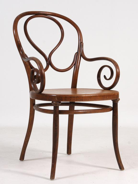 KARMSTOL, Thonet-stil, 1900-talets första del.