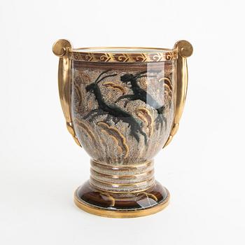 A Josef Ekberg, flintware urn from Gustavsberg early 1900s.