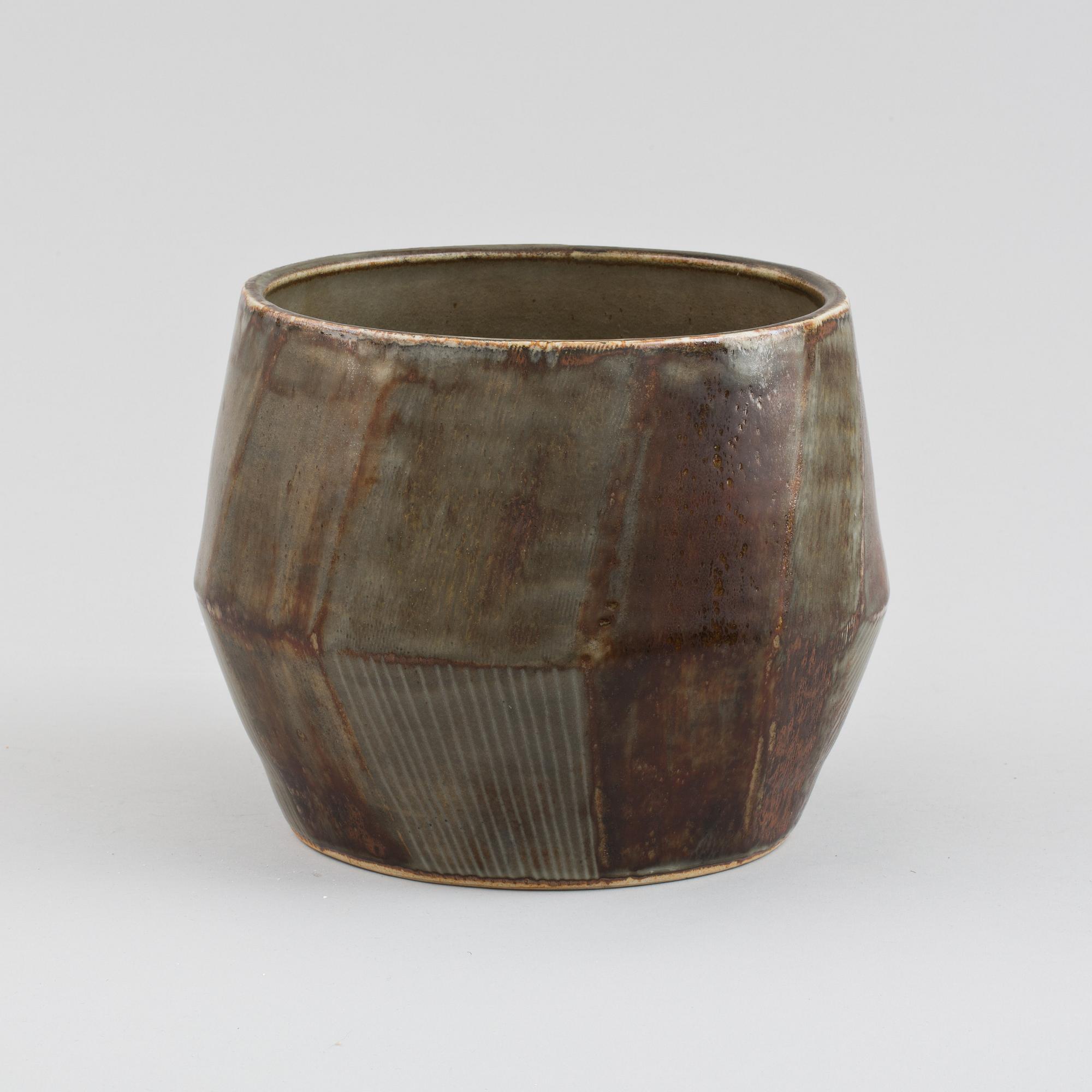 SKÅL, stengods, Carl-Harry Stålhane, Rörstrand, signerad och daterad -60.