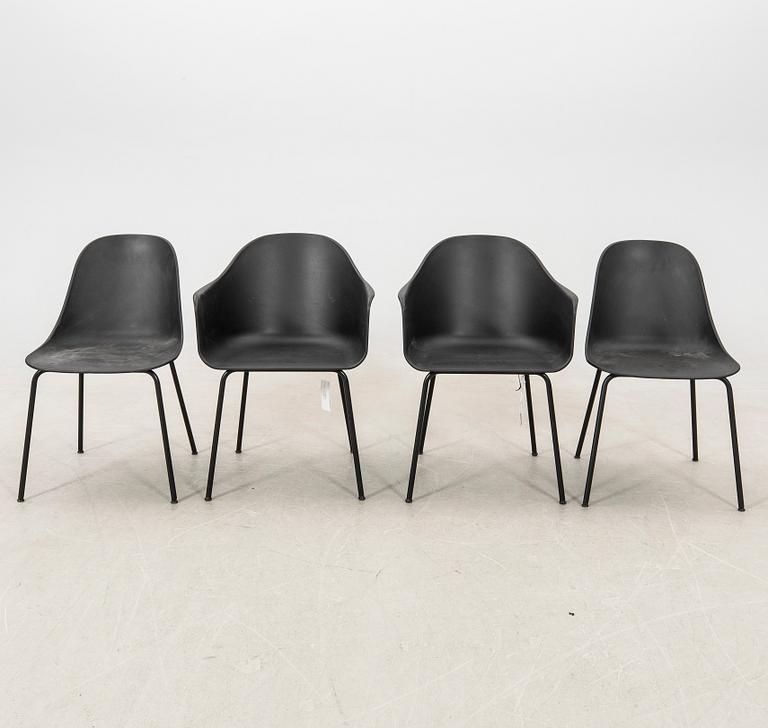 Norm Architects, armchairs, 4 pcs + 2, "Harbour dining chair", for Audo Copenhagen, 2020s.